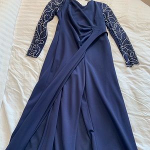 Gorgeous formal long dress with pants built in